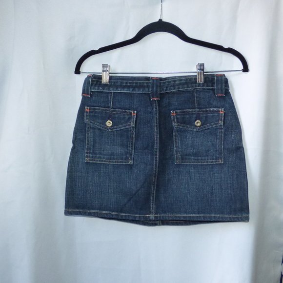 Denim Mini Skirt, Size 4 - Picture 2 of 3